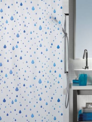WATERDROP BLUE C.PLAST 180X200