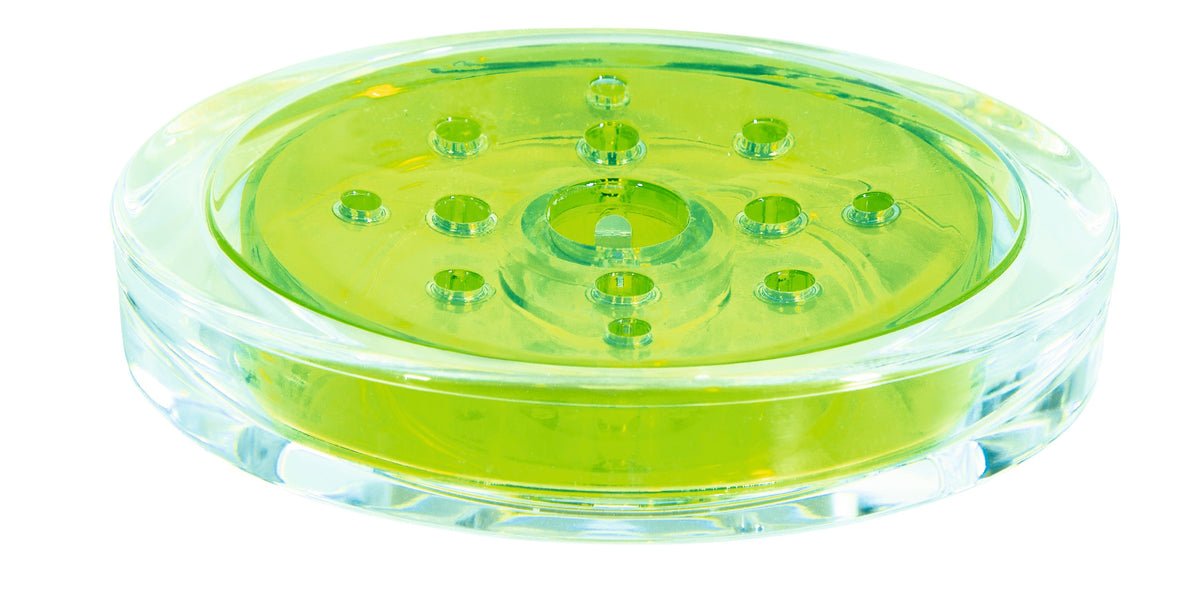 SYDNEY-ACRYLIC CLEAR KIWI JABONERA 3 CM