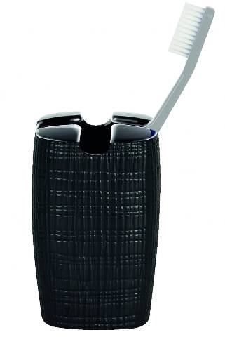 RETRO-STRUCTURED BLACK PORTACEPILLOS