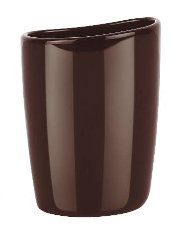 ETNA-SHINY BROWN VASO 12.5 CM