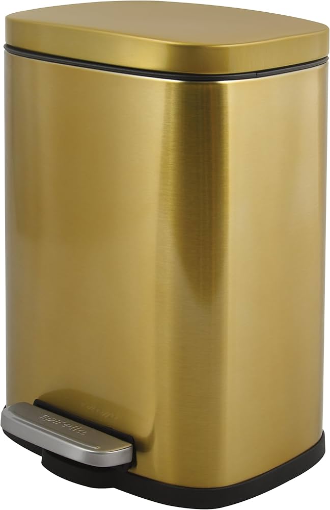 AKIRA SHINNY-GOLD 5L cubo PEDAL 30cm