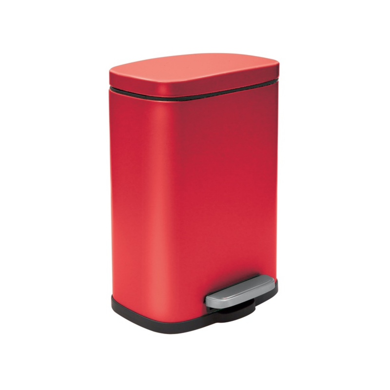 AKIRA MATT-RED 5L cubo PEDAL 30cm