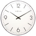 Reloj Pared Ø 35 cm  - Cristal en cúpula BLANCO - 'Basic Dome'