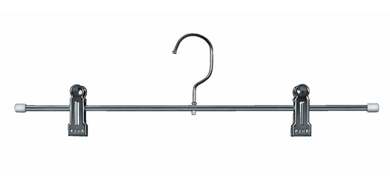 Percha Metal Antideslizante 40cm Pinzas Clip Set 2u