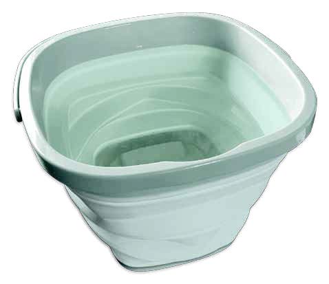 CUBO PLEGABLE DE SILICONA 10L