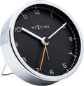 Reloj Sobremesa  Alarma - 9 x 9 x 7.5 cm - Metal - Black - 'Company Alarm'