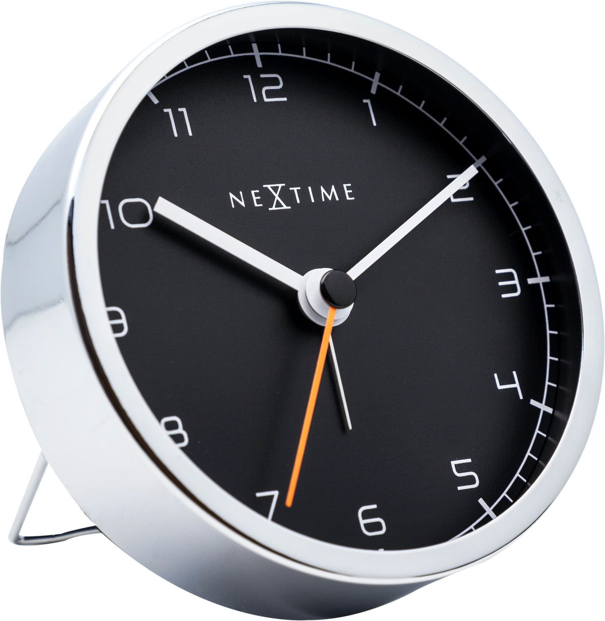 Reloj Sobremesa  Alarma - 9 x 9 x 7.5 cm - Metal - Black - 'Company Alarm'
