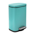 AKIRA MATT-AQUA-BLUE 5L cubo PEDAL 30cm