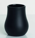 BOWL-RUBBER BLACK VASO 10.5 CM