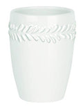 DARWIN-GARLAND WHITE VASO H 10,5 CM