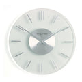 Reloj Pared Ø 31 cm STRIPE Aluminio Cristal