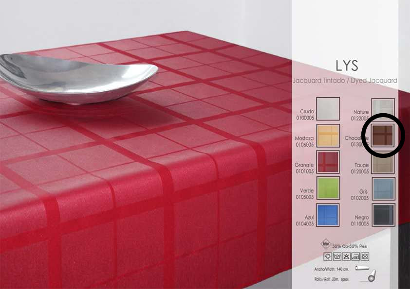 R.RESINADO-TINTADO LYS CHOCOLATE 1.40x20m
