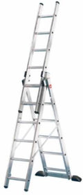 Escalera ALU ProfiStep combi 3x6 peldaños