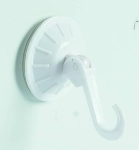 PERCHA VENTOSA PALANCA WHITE Ø 56MM