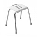 VIVAWELL CHROM TABURETE 47 CM