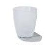 DARWIN CHROM/GLASS VASO