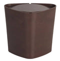 TRIX-ECO BROWN 1L cubo C/ TAPA 15.6 CM