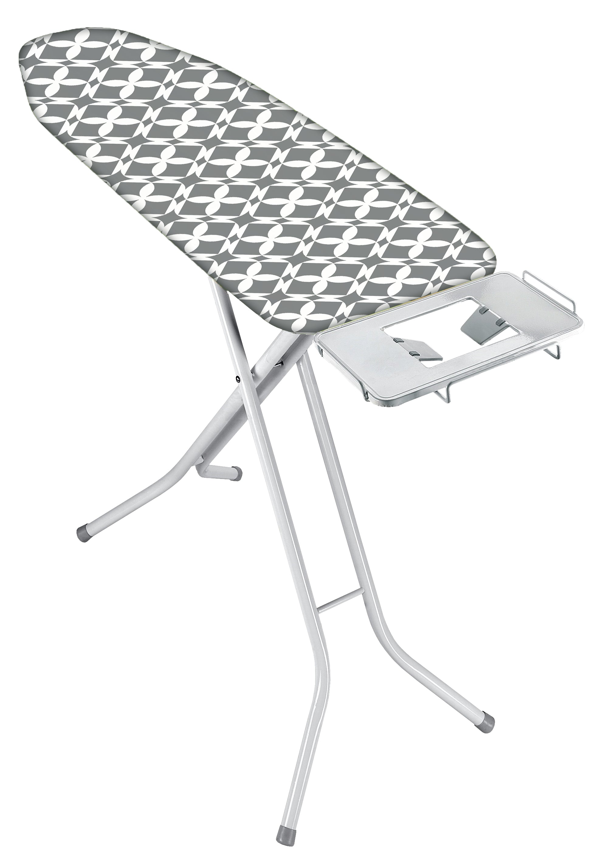 TABLA PLANCHAR EUROPA 120X38 silver con calderín