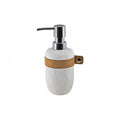 LIO POLYRESIN/PU LEATHER WHITE DOSIFICADOR 17 CM