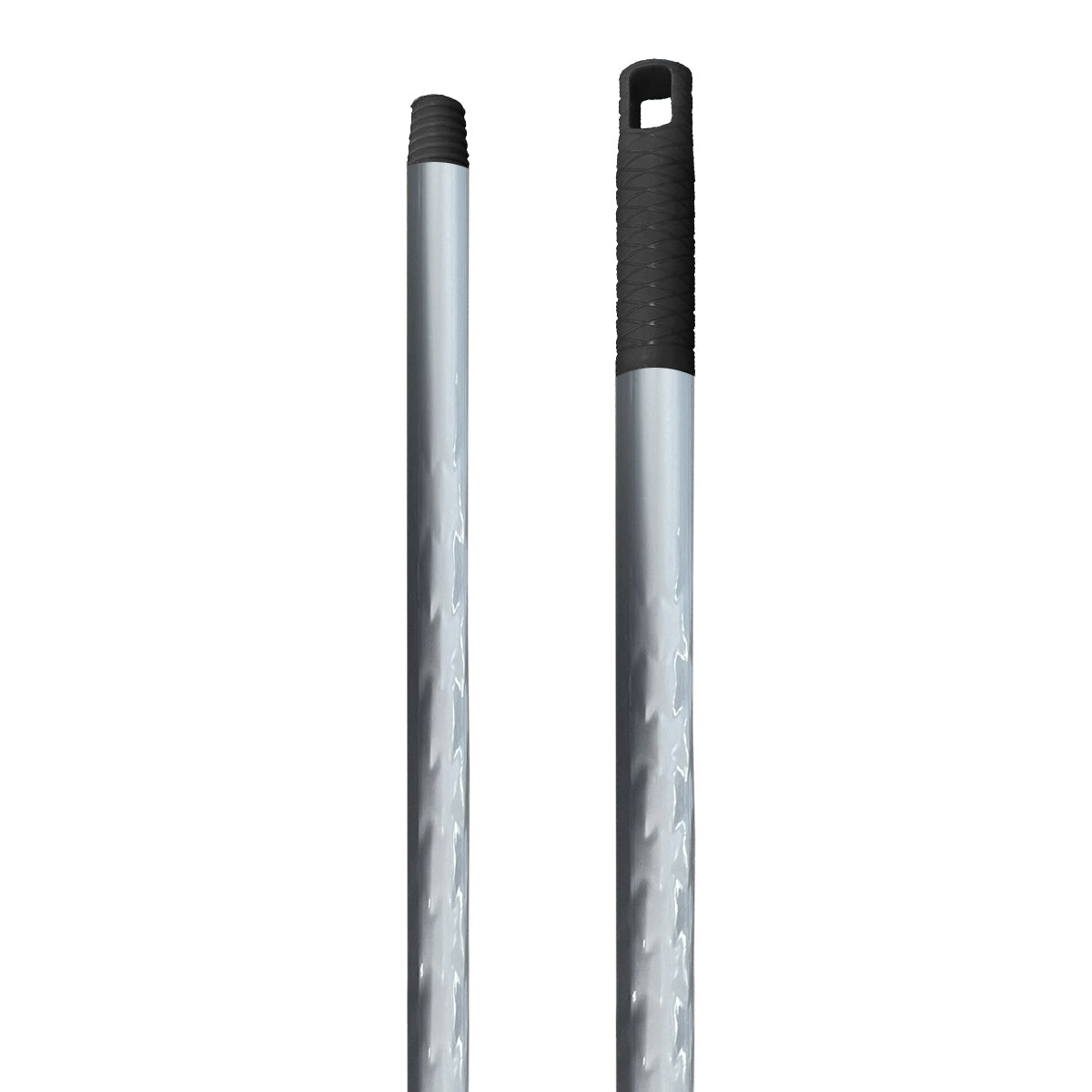 MANGO DIAMANTADO Metal ERGOCLEAN 140cm. GRIS
