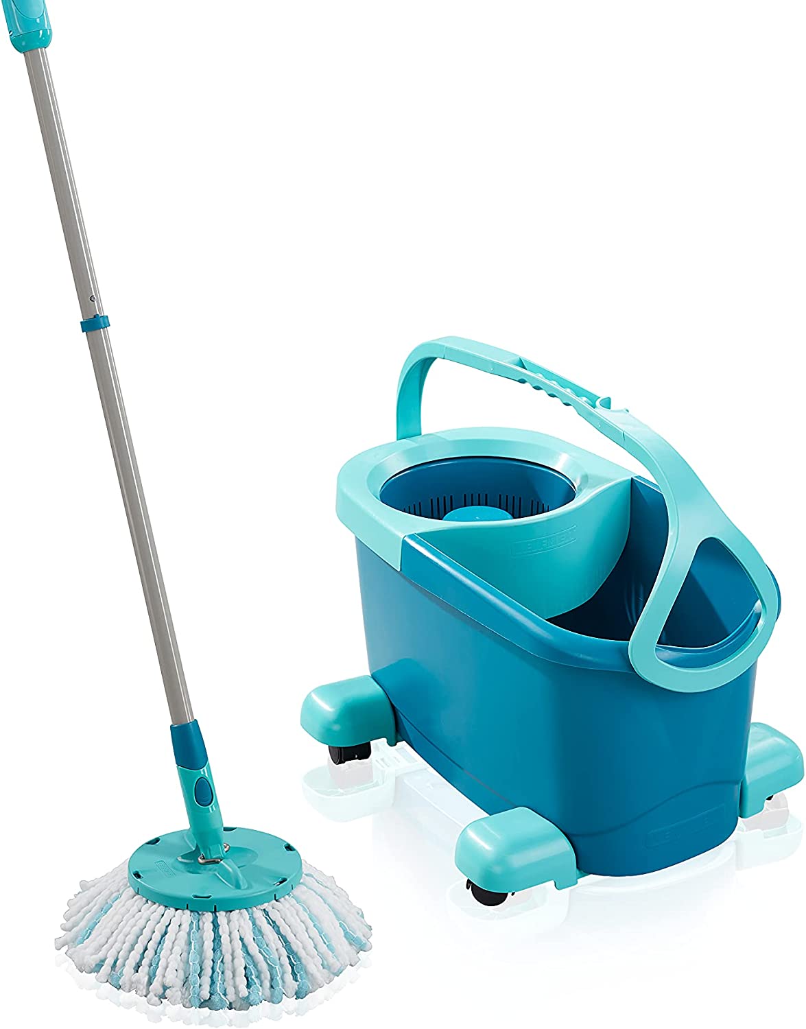 Set Fregona Clean Twist Disc Mop con ruedas