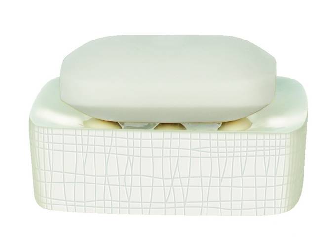 RETRO-STRUCTURED WHITE JABONERA