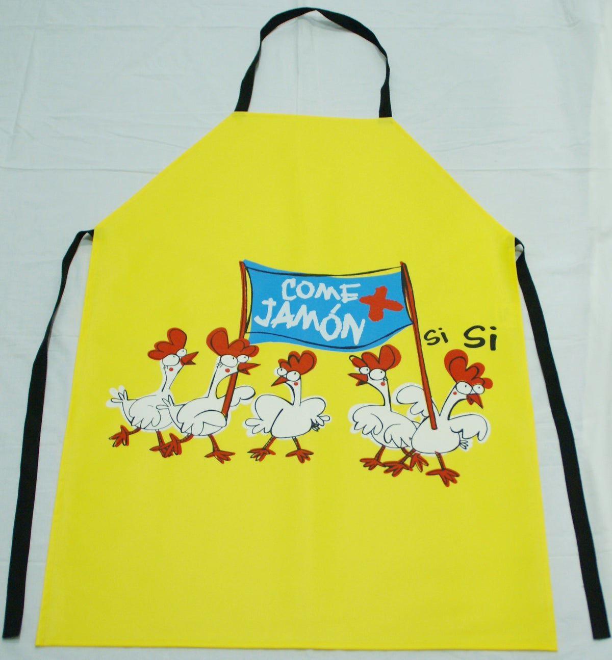 Delantal Vinymat 80x60cm COME + JAMÓN