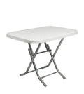 MESA MOGADOR PLEGABLE PATAS DE METAL 70X70X100