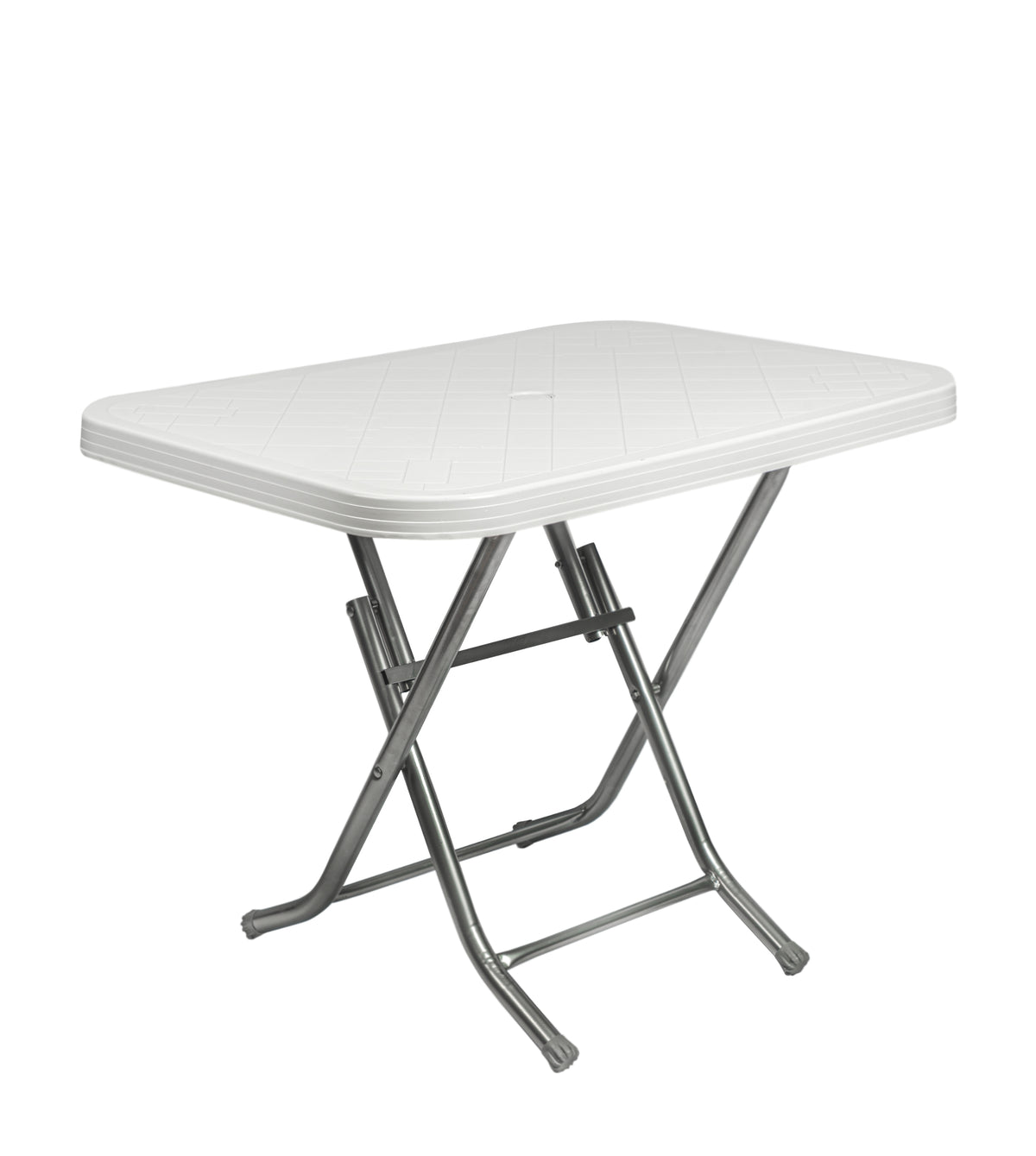 MESA MOGADOR PLEGABLE PATAS DE METAL 70X70X100