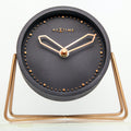 Reloj Sobremesa   17.5 x 15.5 x 5 cm - Polyresin - Black