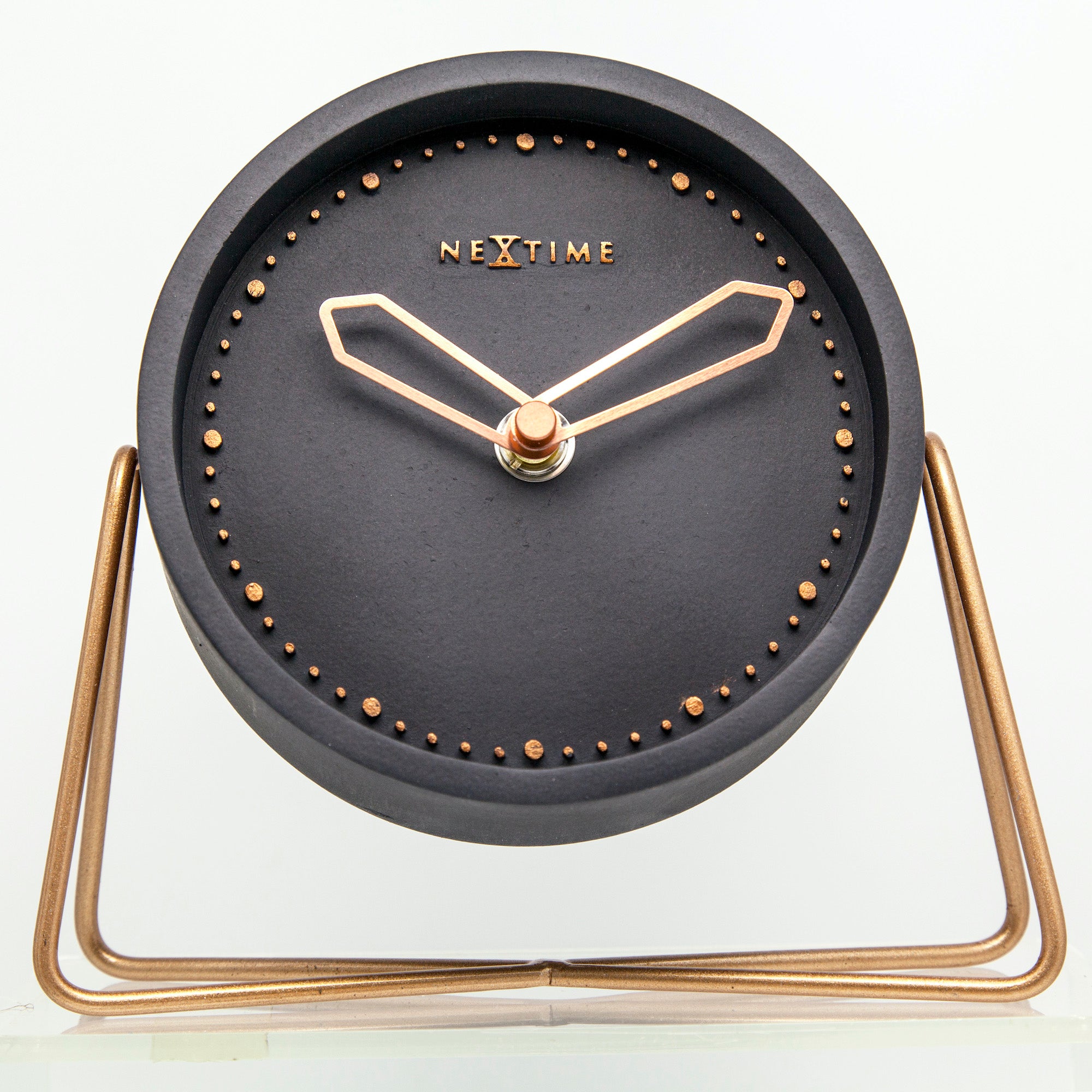 Reloj Sobremesa   17.5 x 15.5 x 5 cm - Polyresin - Black