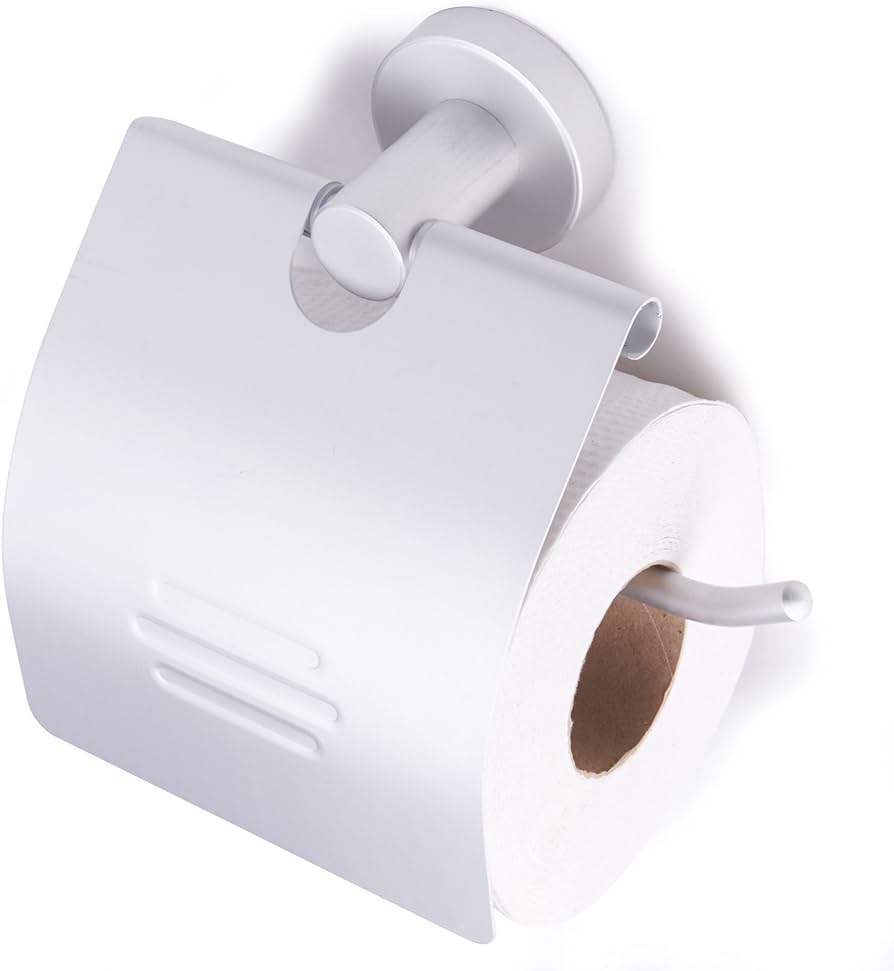 PORTA-ROLLO CON SOPORTE DE ALUMINIO-LUGANO