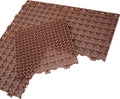 LOSETA CLICK  MARRON 99x99cm (33X33X2 PACK 9 UN)