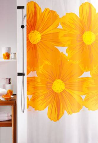 BIG FLOWER ORANGE 180x200 TEXTILE