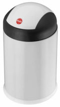 Cubo cosmetico estable SIENNA SWING 4 acero/blanco tapa ng/bl 4 LITROS