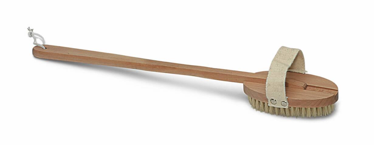 Cepillo baño madera natural