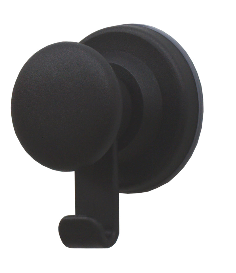 Percha ventosa SUPER FIX PEQU. NEGRO MATE Set 2