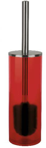 NYO-ACRYL CLEAR-RED ESCOBILLERO