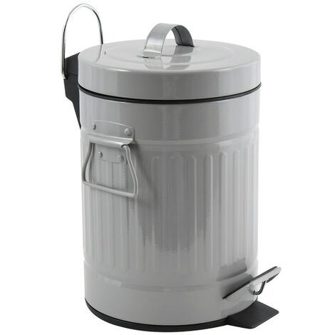 CUBO DE BASURA 3L" HABANA" GRIS