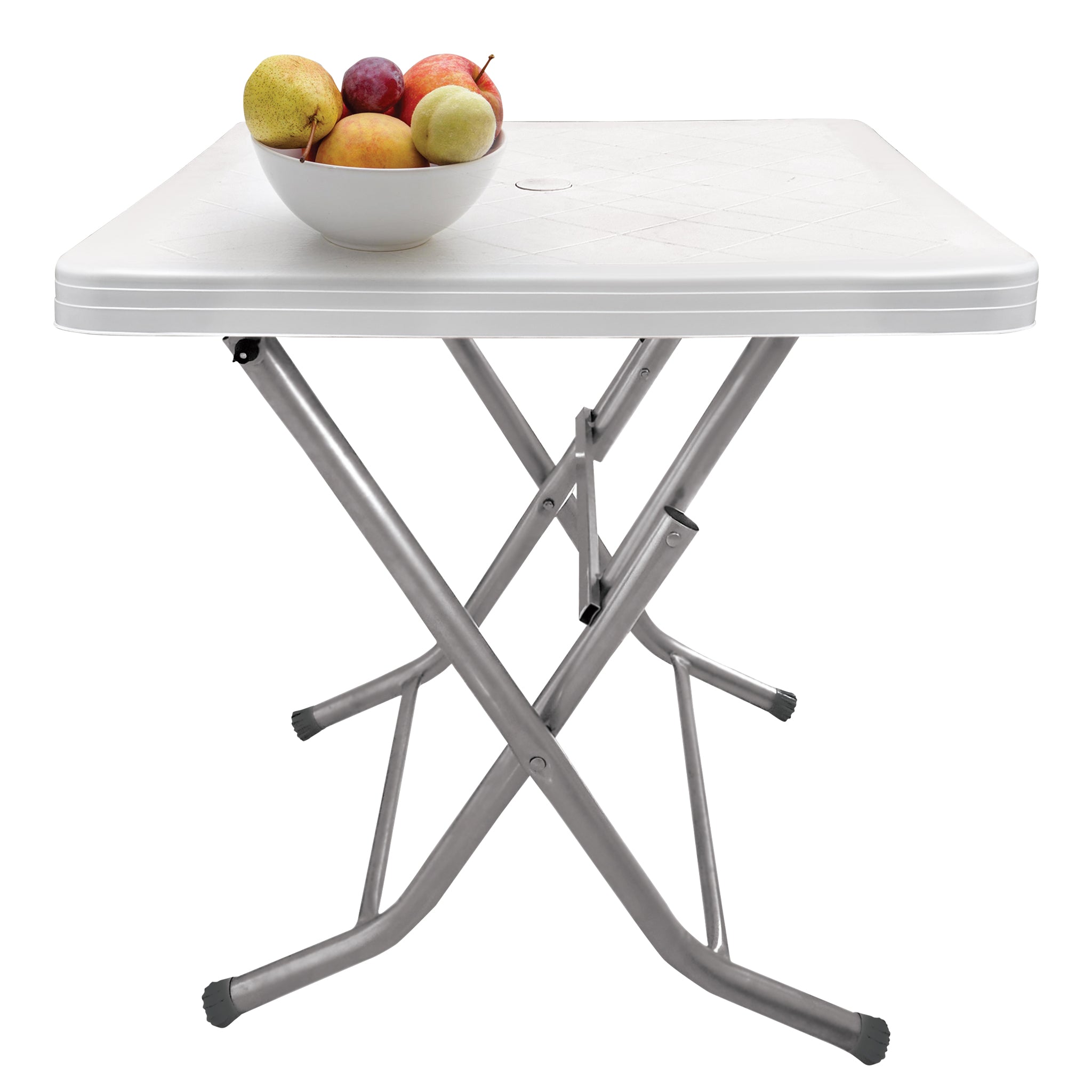 MESA BAHJA PLEGABLE PATAS DE METAL 85X55X70
