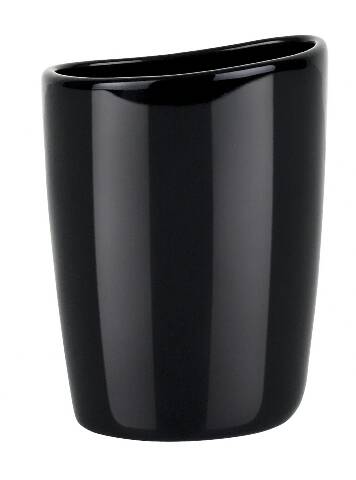ETNA-SHINY BLACK VASO 12.5 CM
