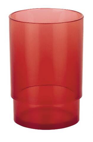 NYO-ACRYL CLEAR-RED VASO