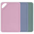 Set 3 uds Tabla para Cortar 260x170x6mm (Rosa, Verde, Turquesa)