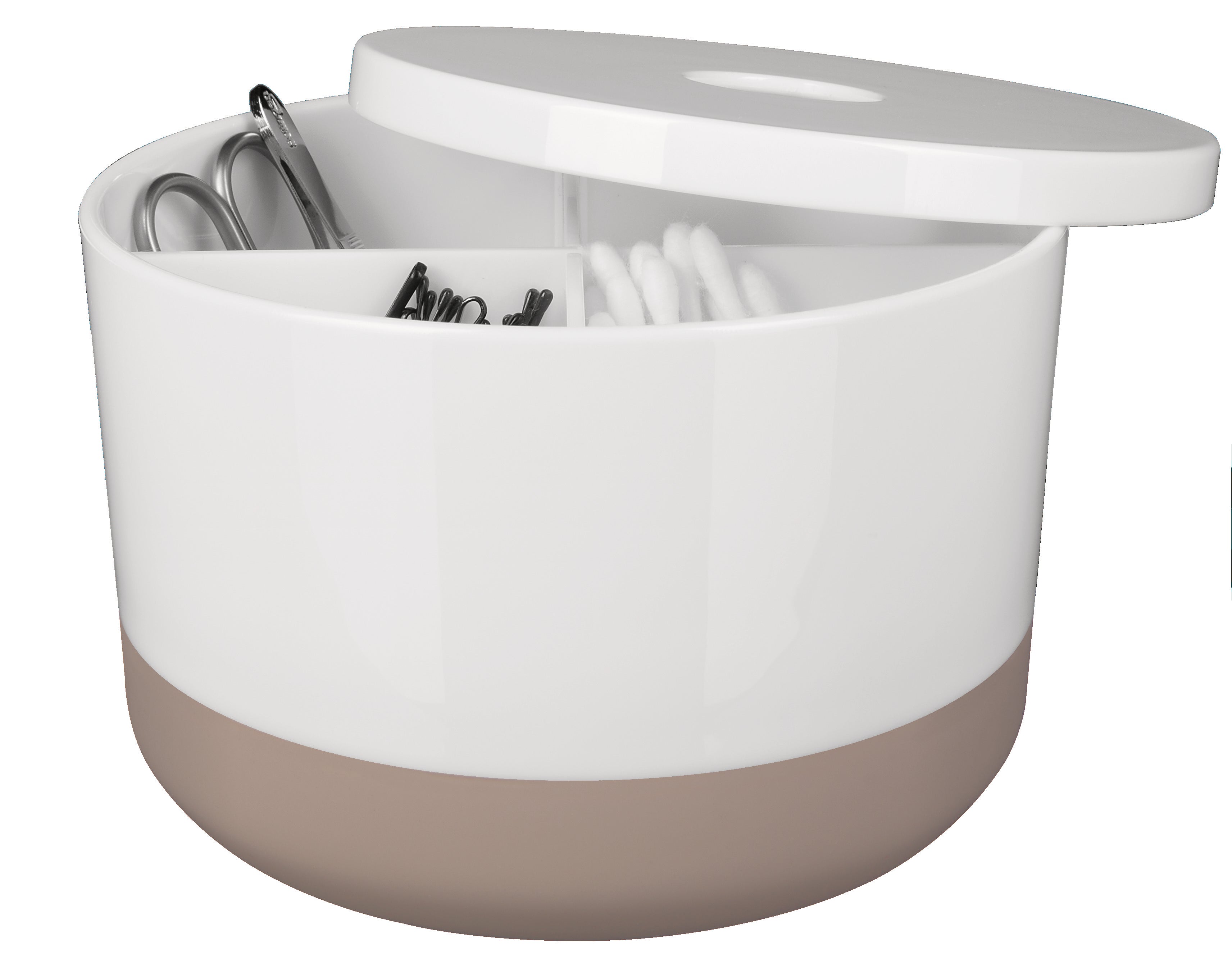 MOJI TAUPE ORGANIZADOR 9 CM 1L