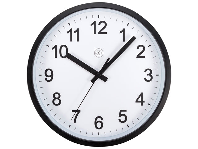 Reloj pared 25.5 cm ROBUST Marco Negro