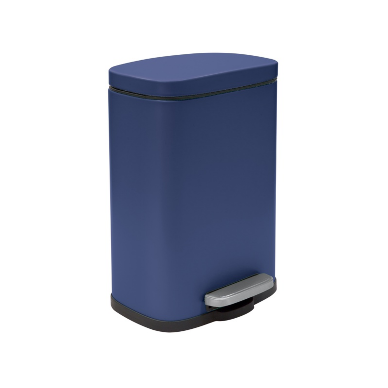 AKIRA MATT-BLUE 5L cubo PEDAL 30cm