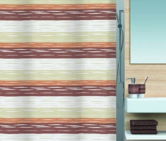 TALIO CORTINA MARRON 180X200