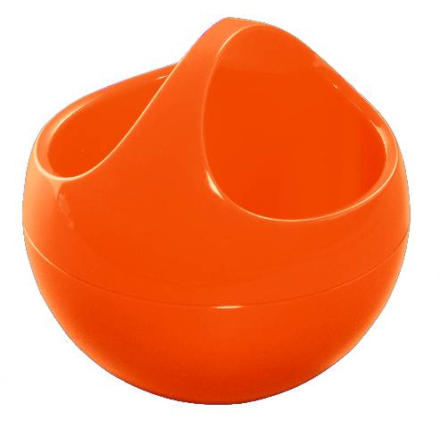 BOWL-MAKE-UP ORANGE ORGANIZADOR MAQUILLAJE - 2 UDS