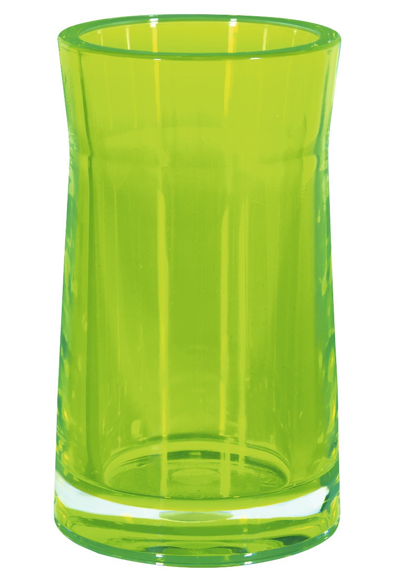 SYDNEY-ACRYLIC CLEAR KIWI VASO 12 CM