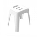 VIVAWELL TABURETE POLIPROPILENO 47 CM WHITE